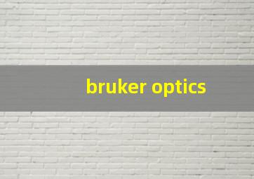 bruker optics